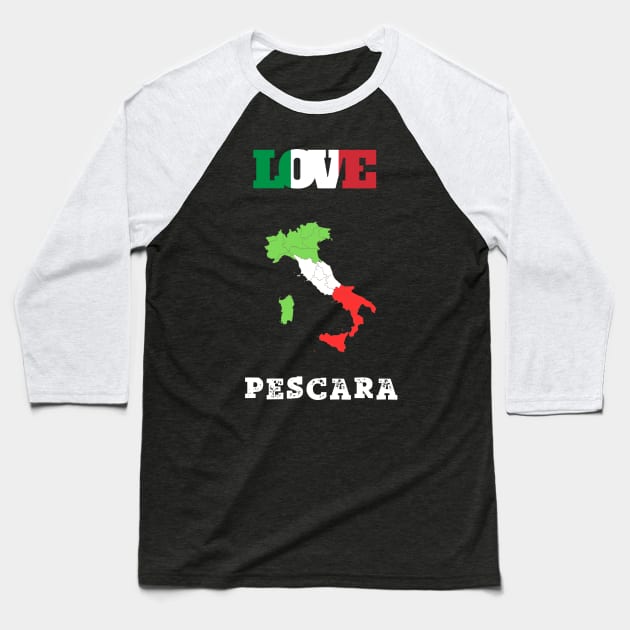 Pescara shirt - pescara maglietta t shirt Baseball T-Shirt by vaporgraphic